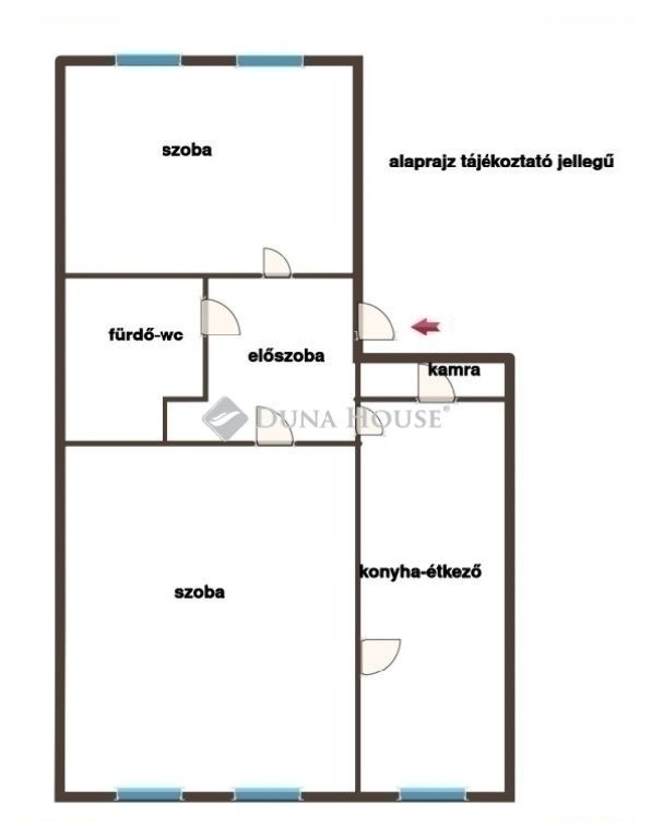 Lakás · 2 hálószoba · 51 m² · 43.900.000 Ft