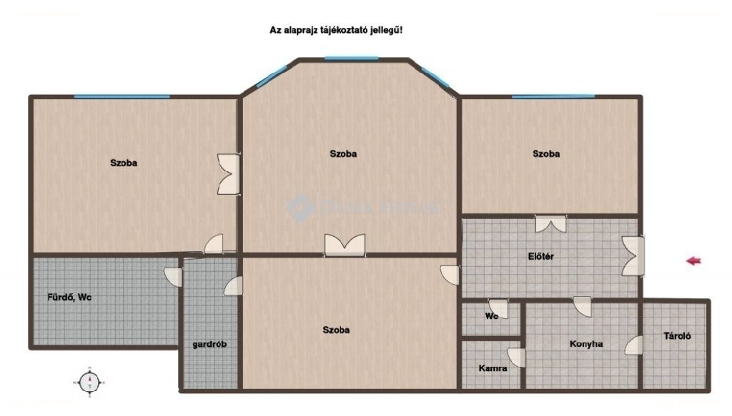 Lakás · 4 hálószoba · 137 m² · 58.000.000 Ft