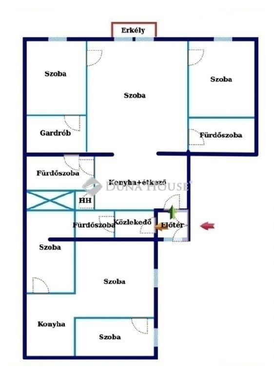 Lakás · 6 hálószoba · 160 m² · 290.000.000 Ft