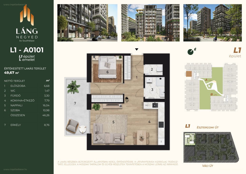 2 bed · Lakás · 84.990.000 ft