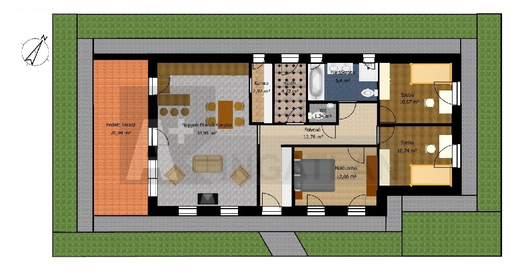 Ház · 4 hálószoba · 97 m² · 99.000.000 Ft