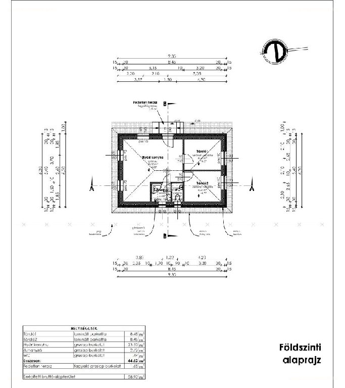 Ház · 3 hálószoba · 44 m² · 41.900.000 Ft