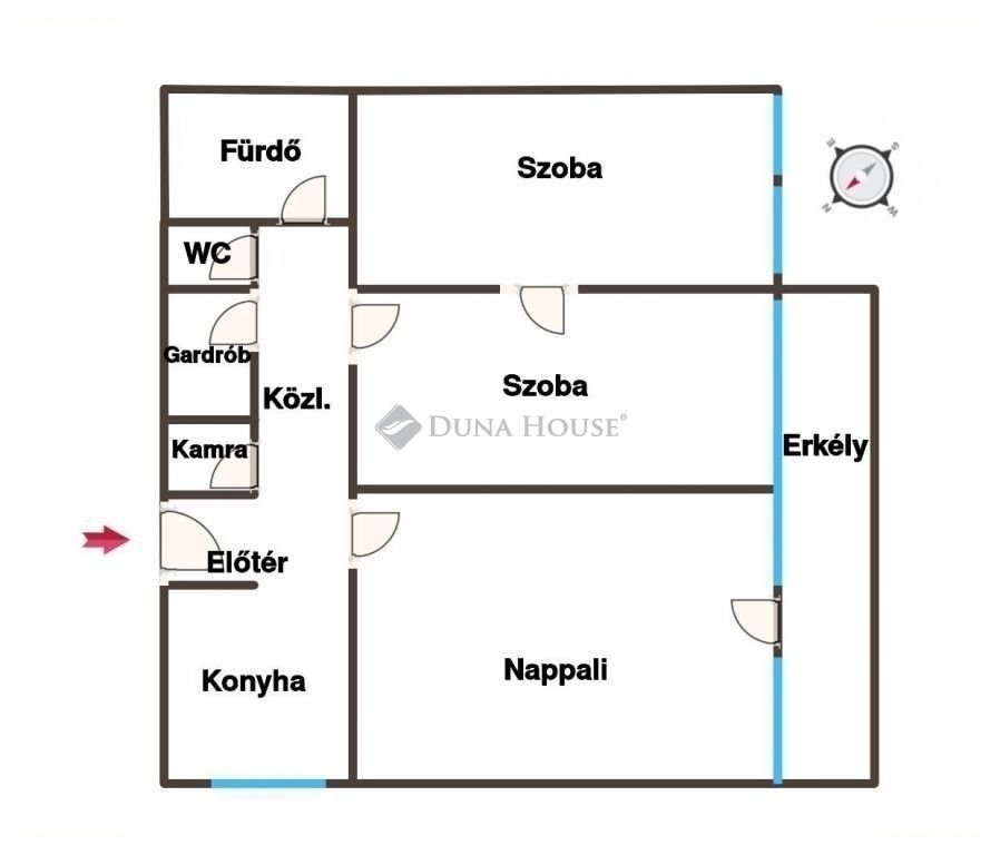 3 bed · 67m² · Lakás · 74.900.000 ft