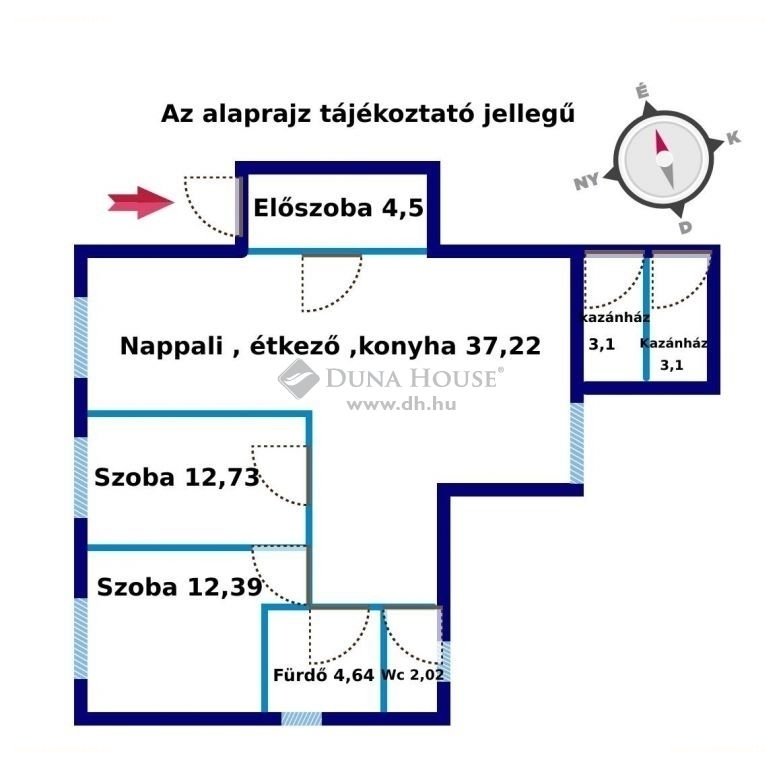 Ház · 3 hálószoba · 80 m² · 80.400.000 Ft