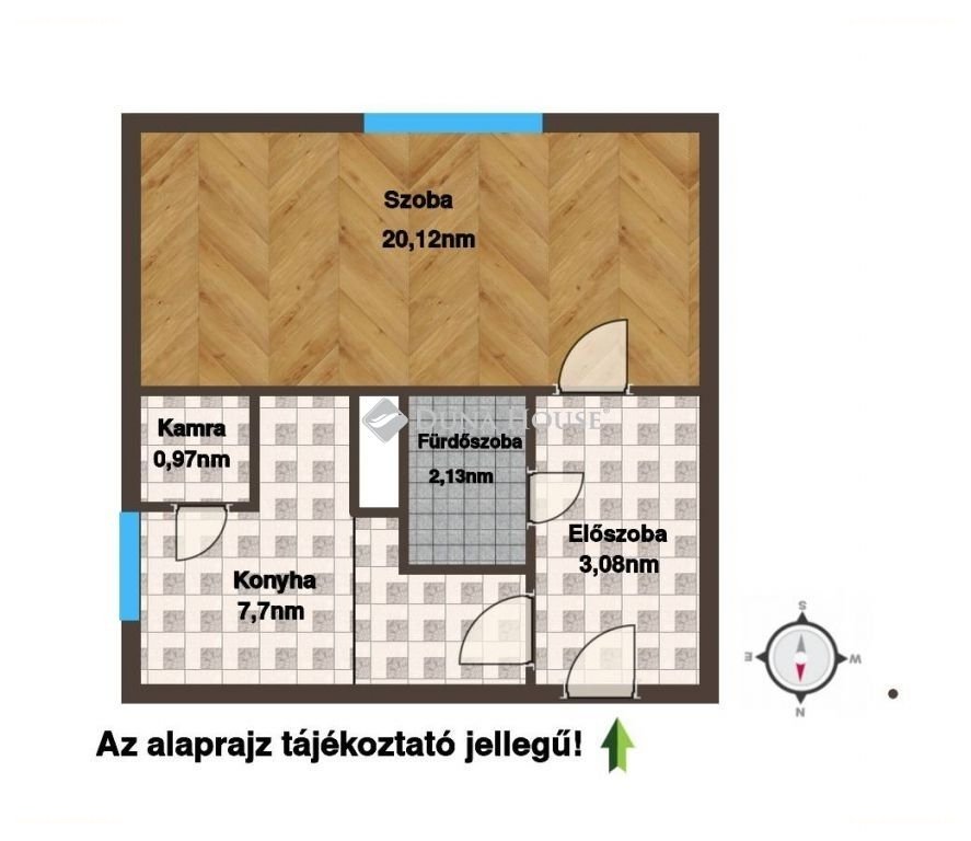 1 bed · 34m² · Lakás · 41.500.000 ft