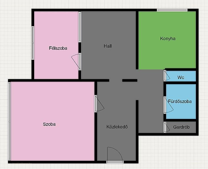 Lakás · 2 hálószoba · 50 m² · 66.500.000 Ft