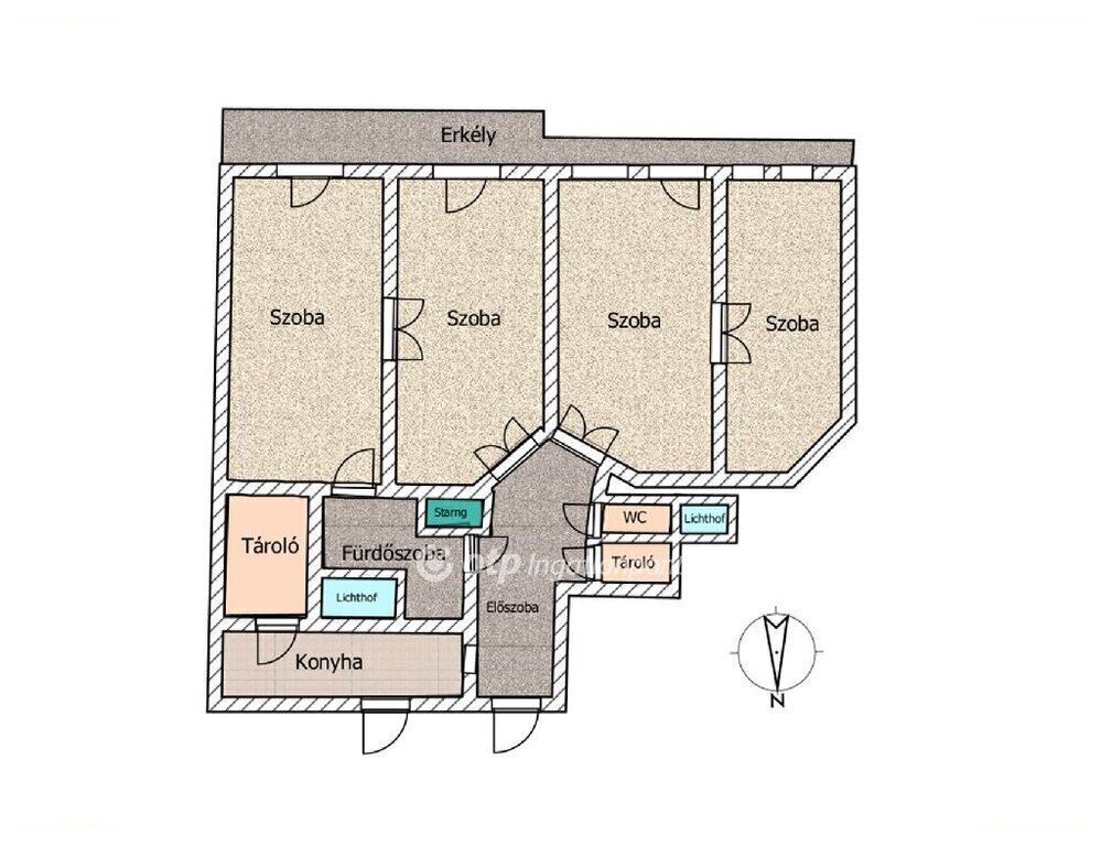 4 bed · 113m² · Lakás · 94.900.000 ft