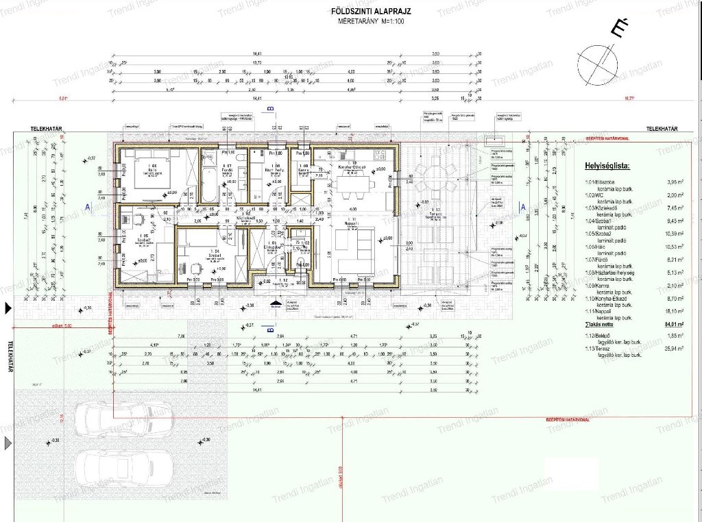 4 bed · 84m² · Családi ház · 84.900.000 ft