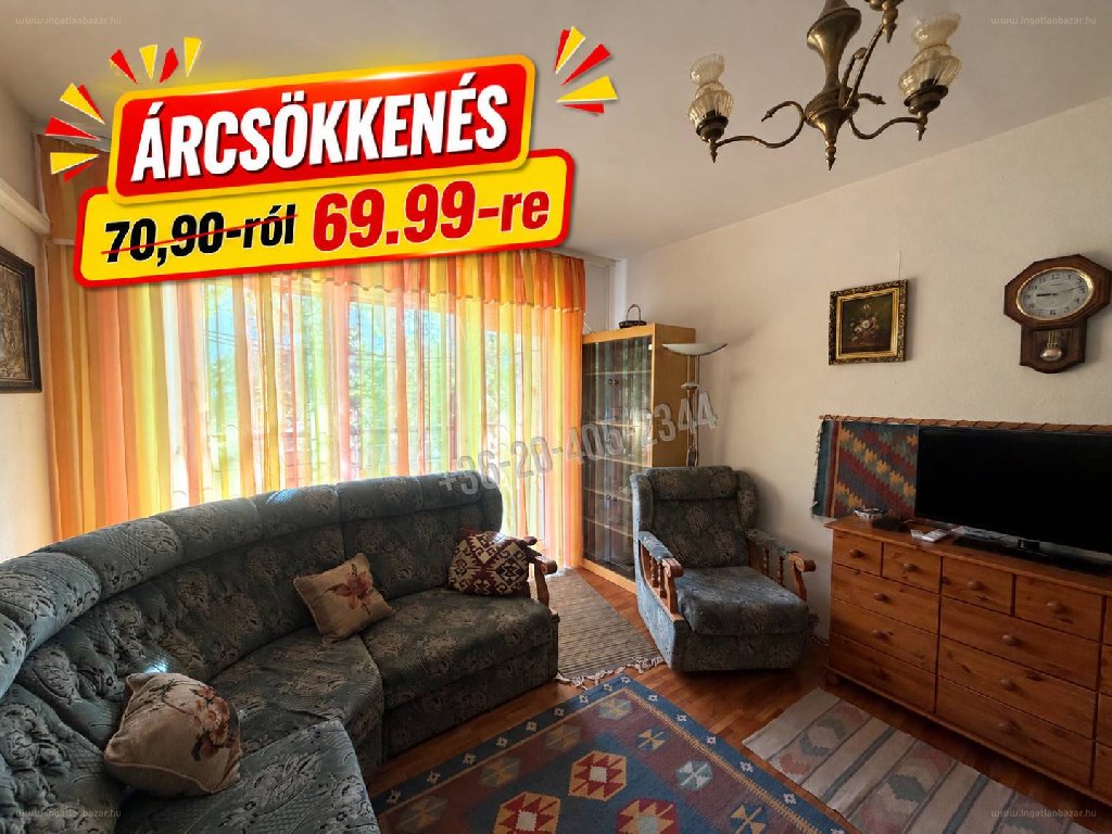 Lakás · 2 hálószoba · 68 m² · 69.990.000 Ft