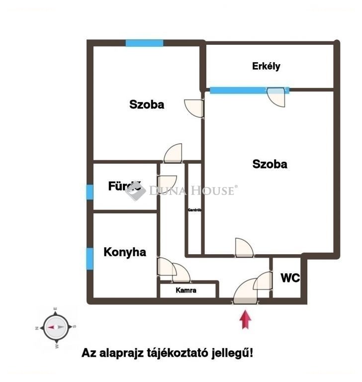 Lakás · 2 hálószoba · 51 m² · 53.900.000 Ft