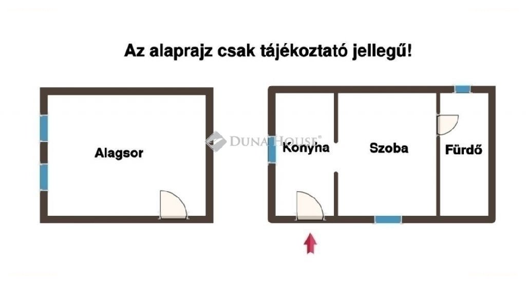 2 bed · 44m² · Ház · 25.000.000 ft