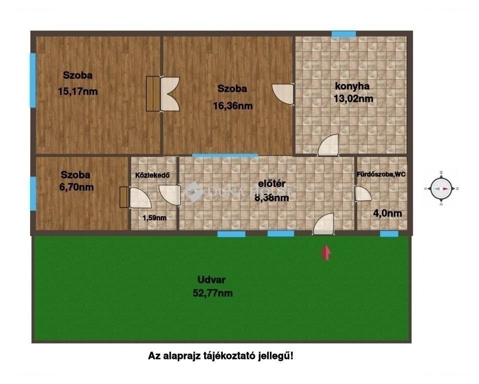 Ház · 3 hálószoba · 65 m² · 40.990.000 Ft