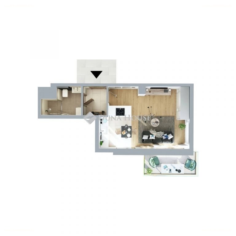1 bed · 46m² · Lakás · 61.000.000 ft