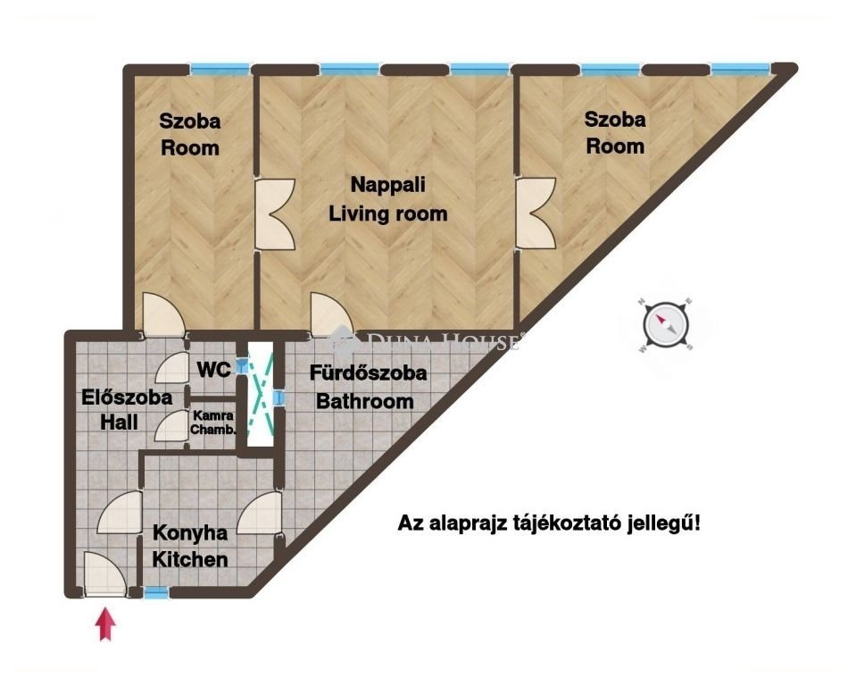 Lakás · 3 hálószoba · 66 m² · 71.900.000 Ft