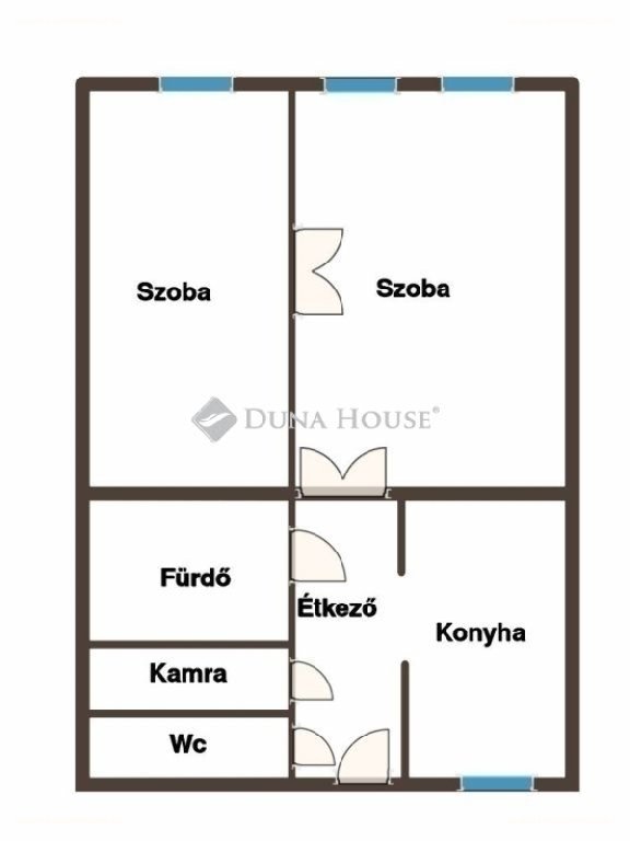 Lakás · 2 hálószoba · 53 m² · 46.400.000 Ft