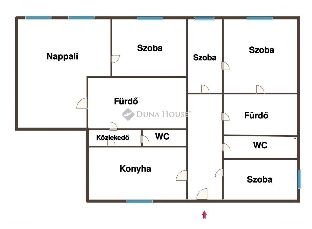 5 bed · 110m² · Lakás · 99.900.000 ft