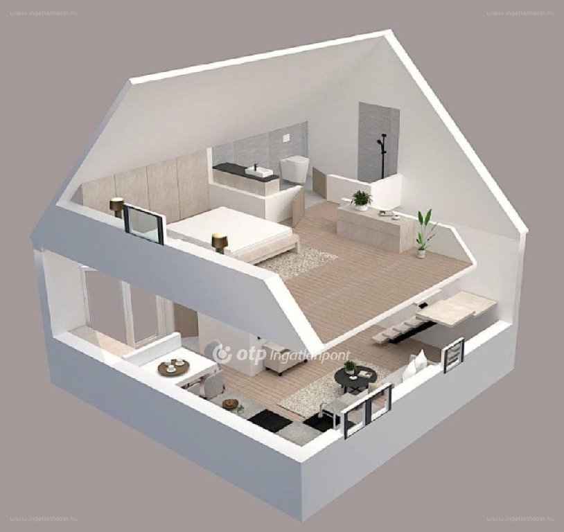 1 bed · 53m² · Lakás · 49.500.000 ft