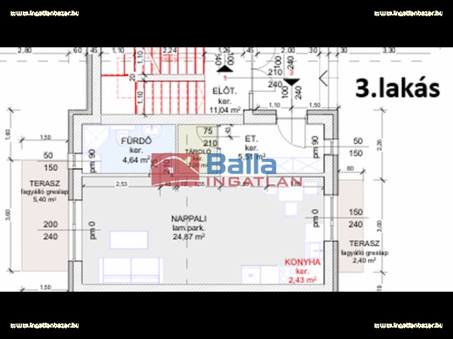 1 bed · 40m² · Lakás · 42.000.000 ft