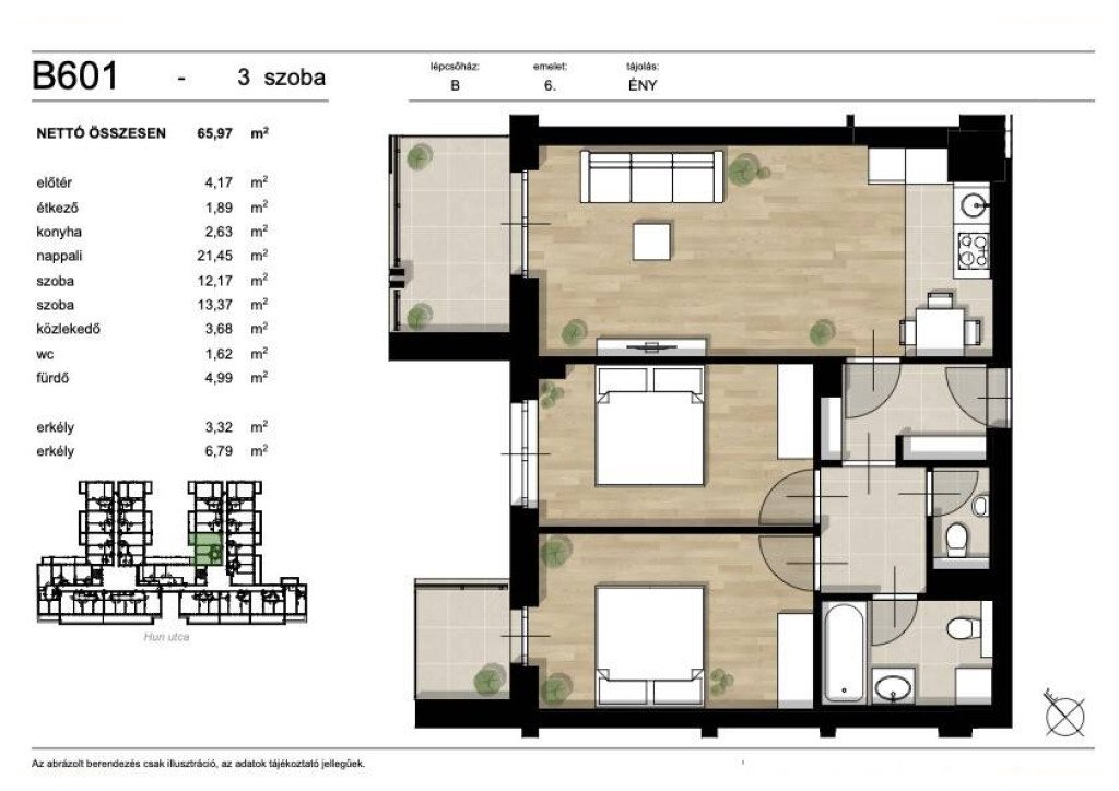 Lakás · 3 hálószoba · 66 m² · 117.000.000 Ft
