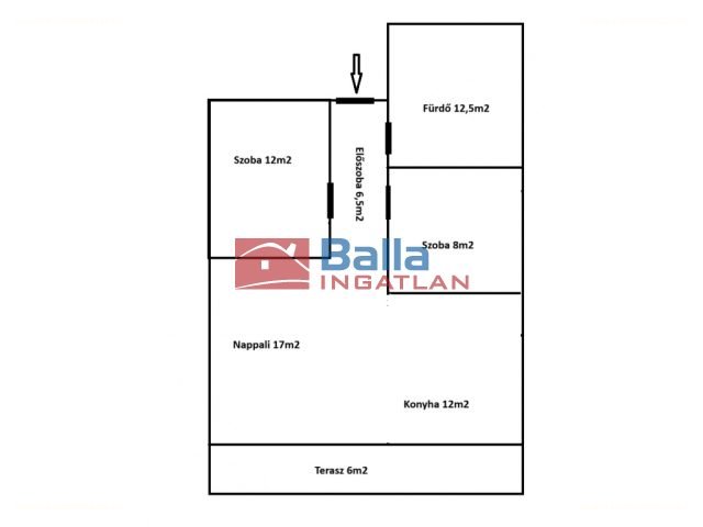 Lakás · 3 hálószoba · 76 m² · 91.300.000 Ft