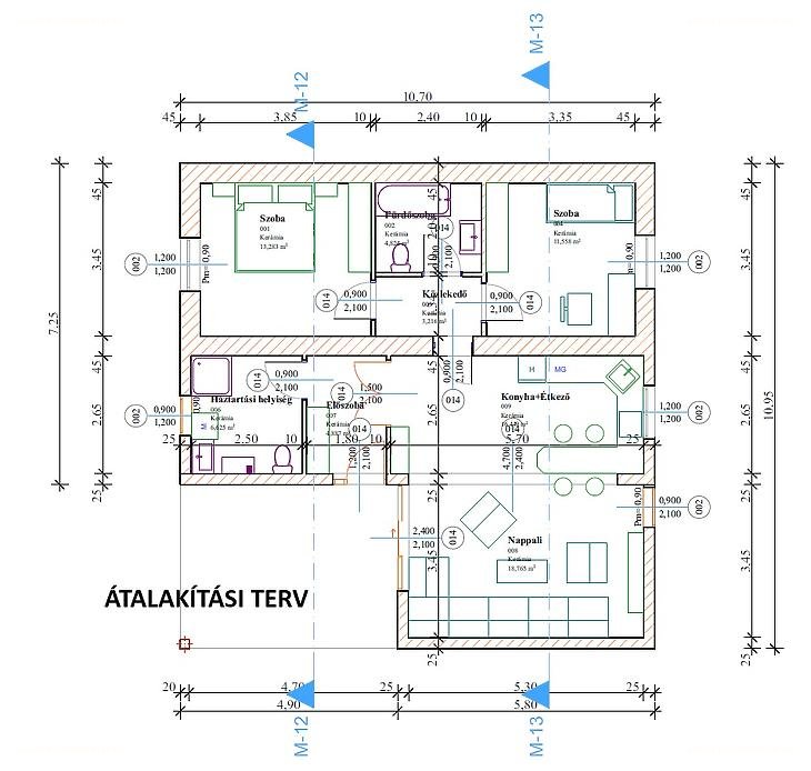 3 bed · 60m² · Családi ház · 36.000.000 ft
