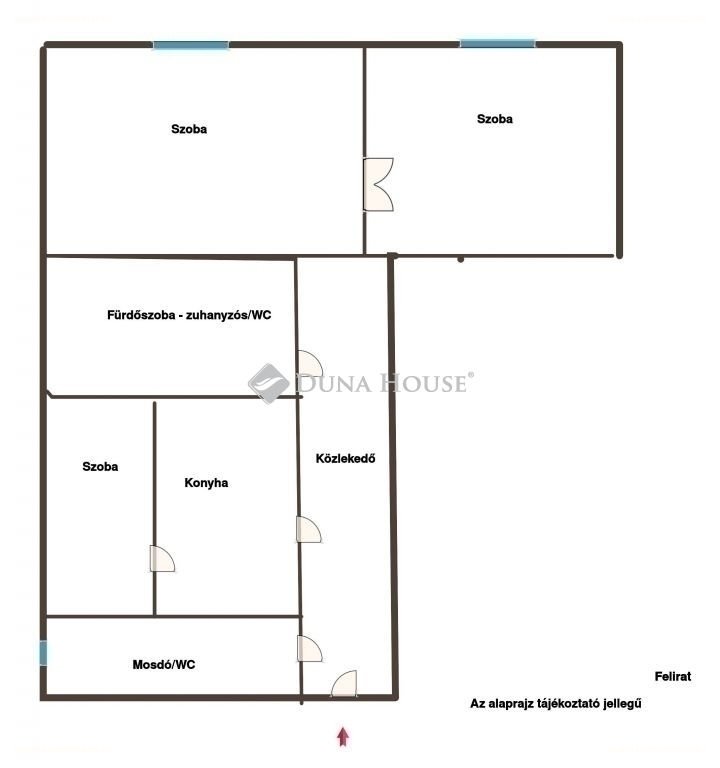 3 bed · 96m² · Lakás · 150.000.000 ft