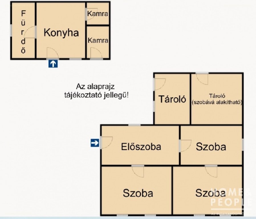 2 bed · 76m² · Családi ház · 12.500.000 ft