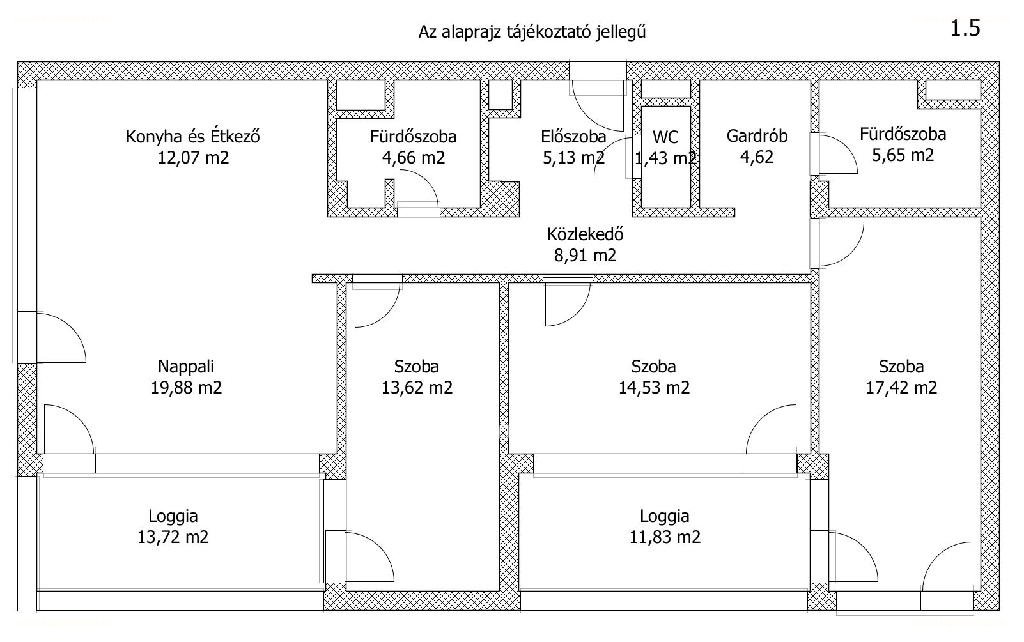 4 bed · 120m² · Lakás · 184.800.000 ft
