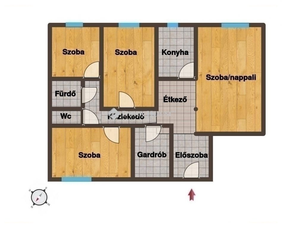 4 bed · 73m² · Lakás · 69.900.000 ft