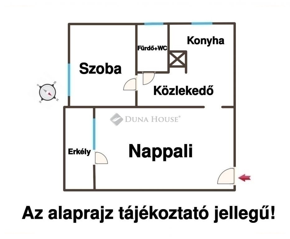 2 bed · 56m² · Lakás · 63.500.000 ft