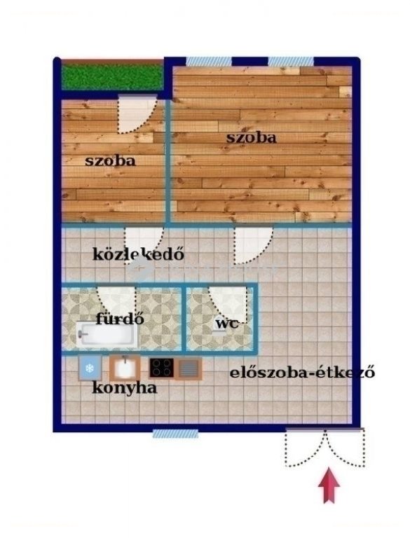 Lakás · 2 hálószoba · 50 m² · 69.900.000 Ft