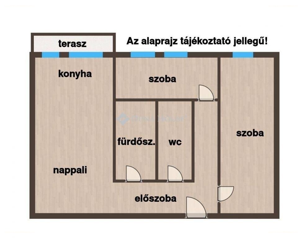 Lakás · 3 hálószoba · 58 m² · 38.900.000 Ft