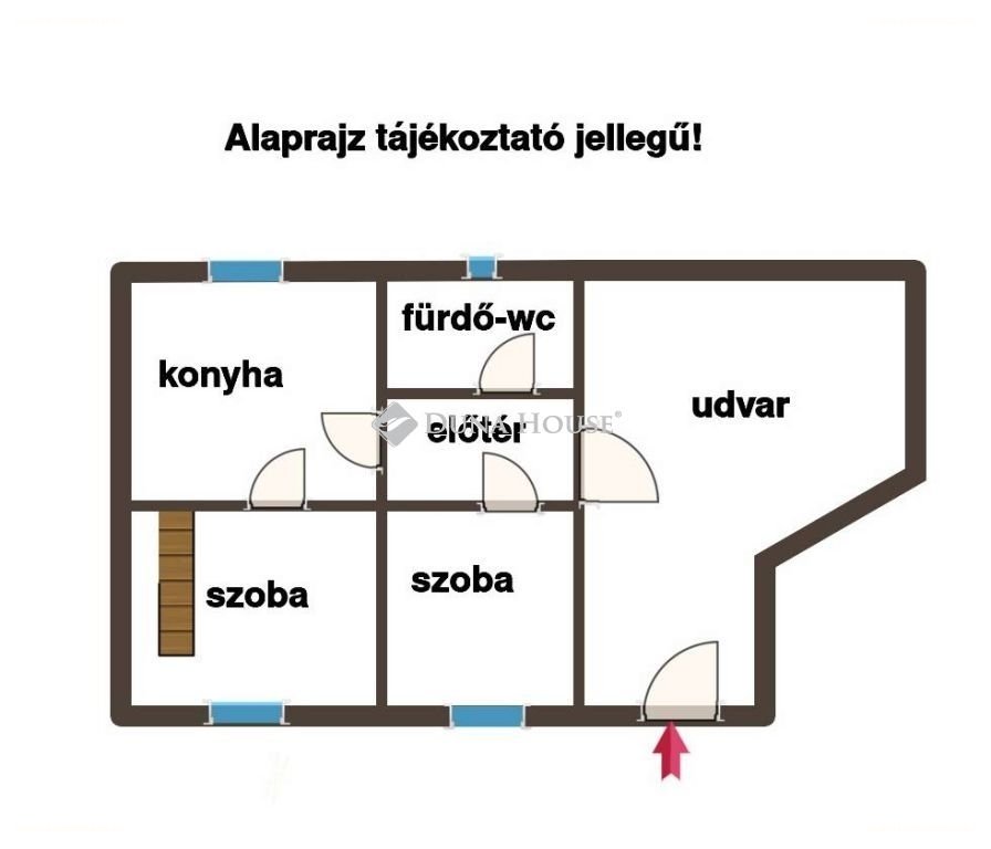 Ház · 3 hálószoba · 62 m² · 54.900.000 Ft