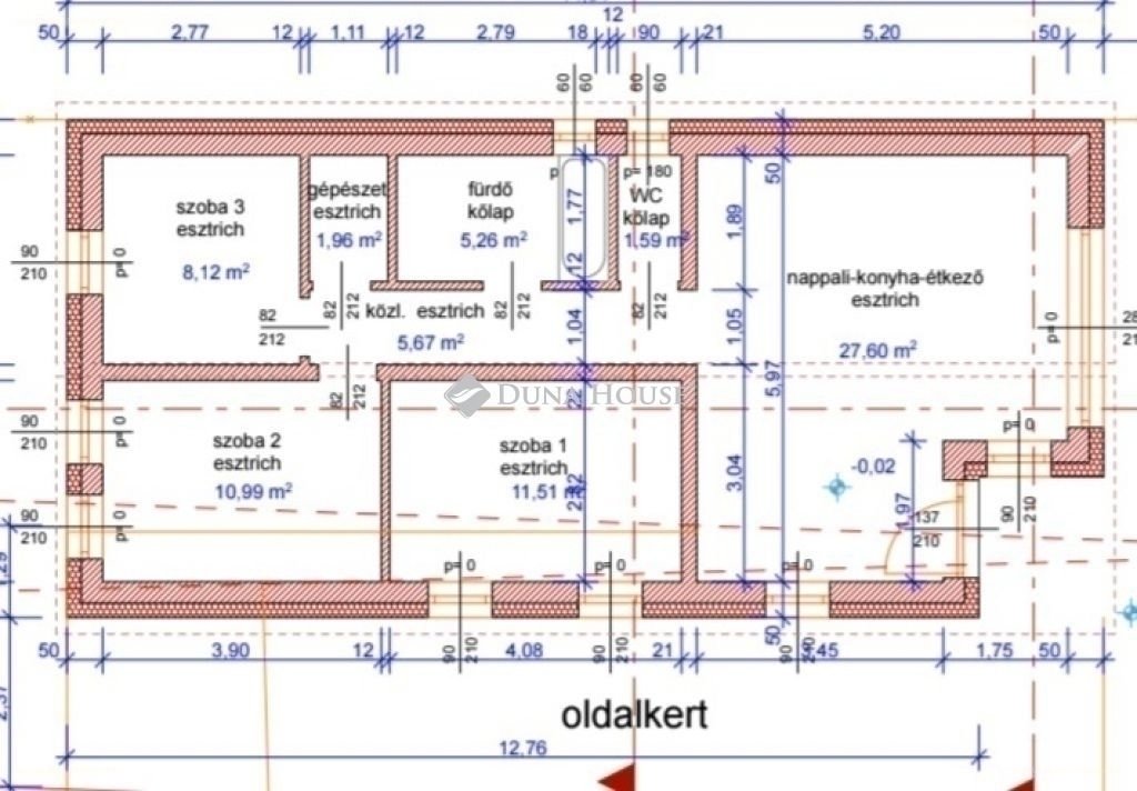 4 bed · 72m² · Családi ház · 75.000.000 ft