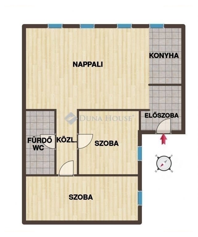 3 bed · 69m² · Lakás · 109.000.000 ft