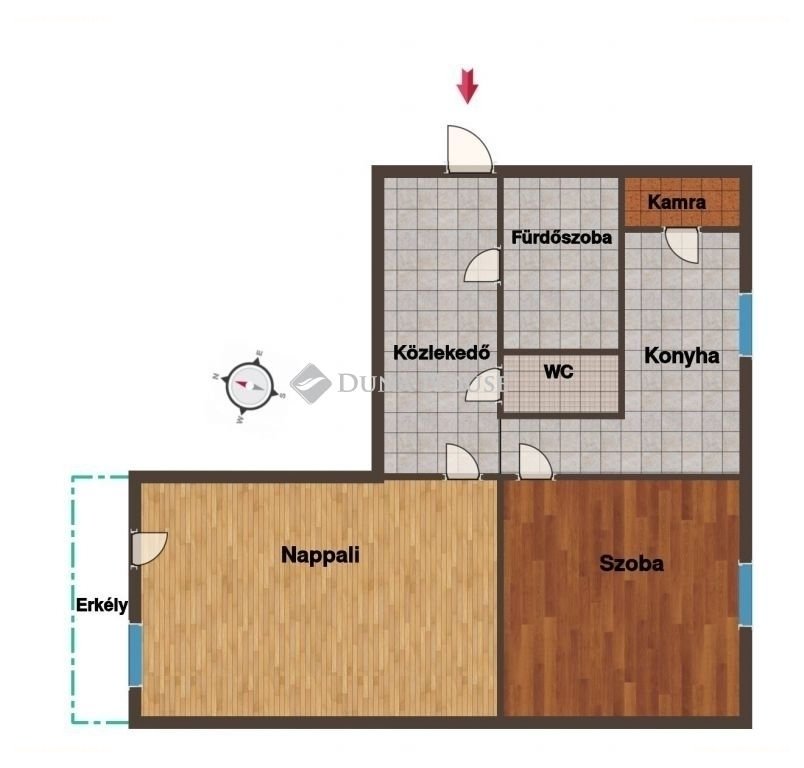2 bed · 55m² · Lakás · 41.990.000 ft