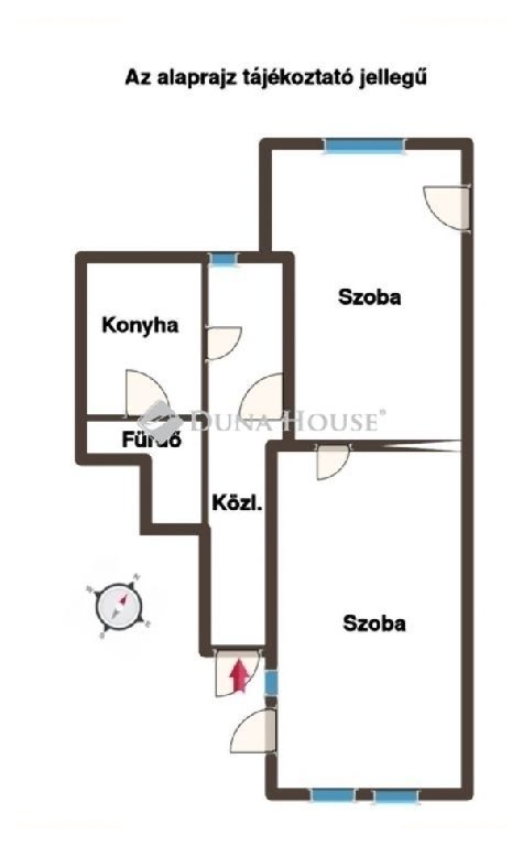 2 bed · 48m² · Lakás · 55.000.000 ft