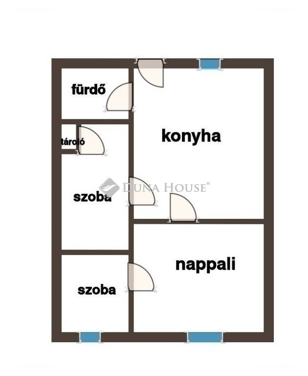 Lakás · 3 hálószoba · 60 m² · 66.000.000 Ft