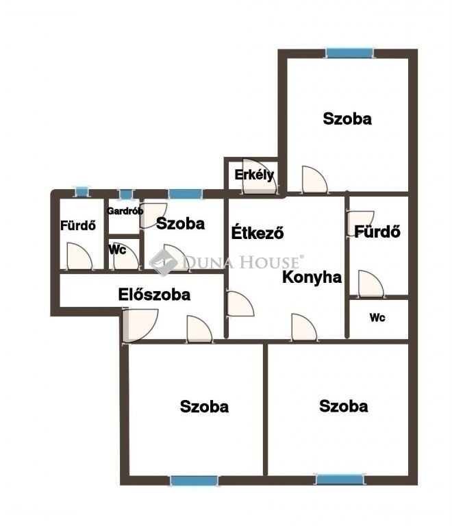 4 bed · 122m² · Lakás · 132.000.000 ft