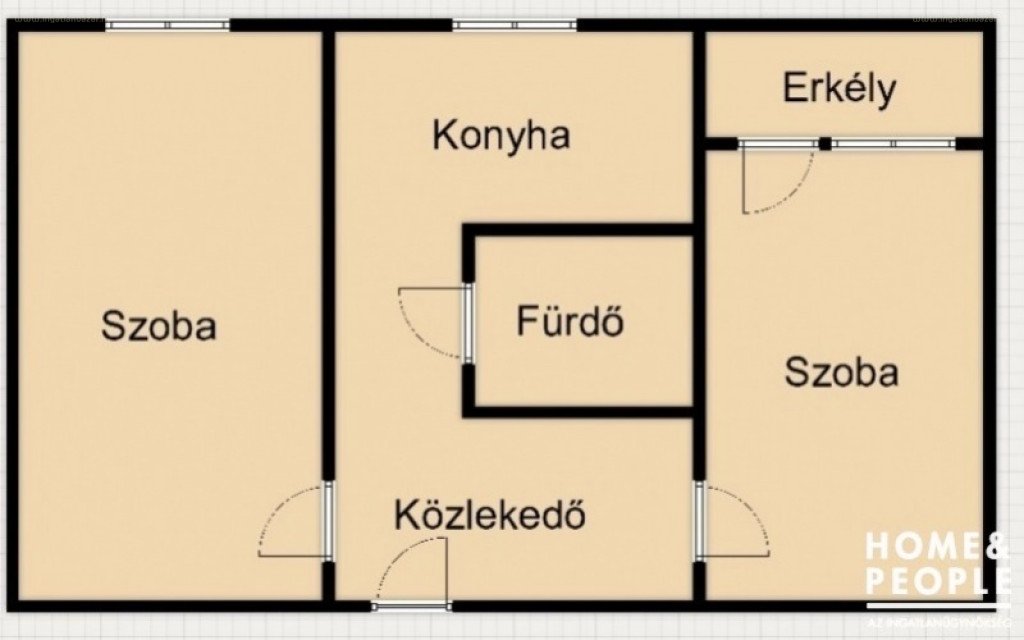 Lakás · 2 hálószoba · 47 m² · 52.990.000 Ft