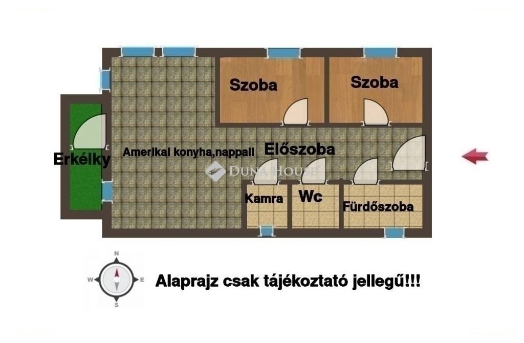 3 bed · 73m² · Lakás · 88.500.000 ft