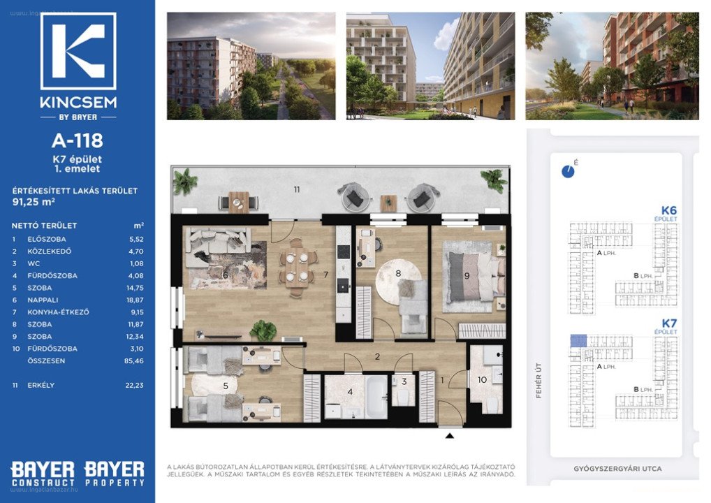 4 bed · Lakás · 99.900.000 ft