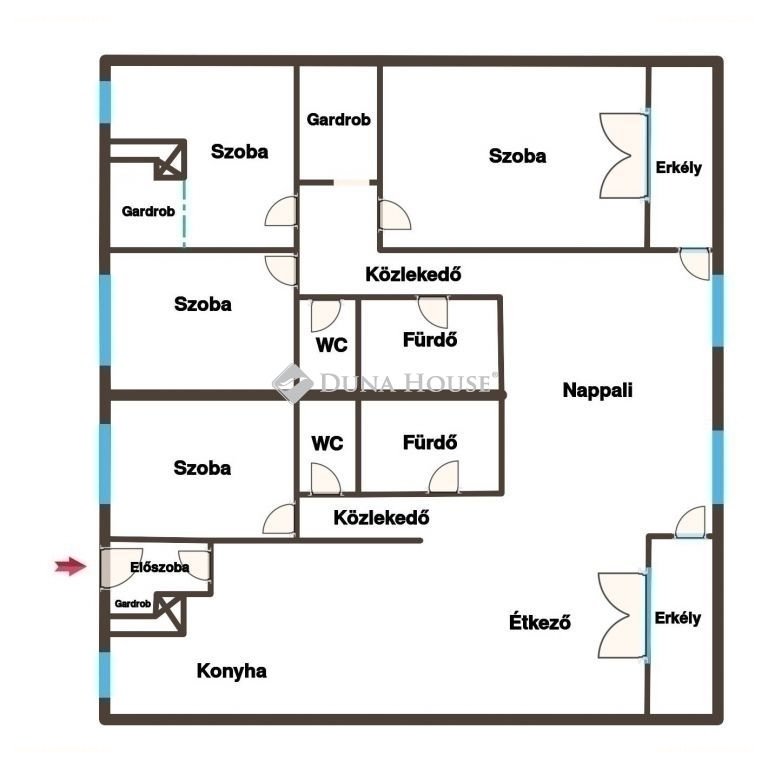 Lakás · 3 hálószoba · 124 m² · 189.000.000 Ft