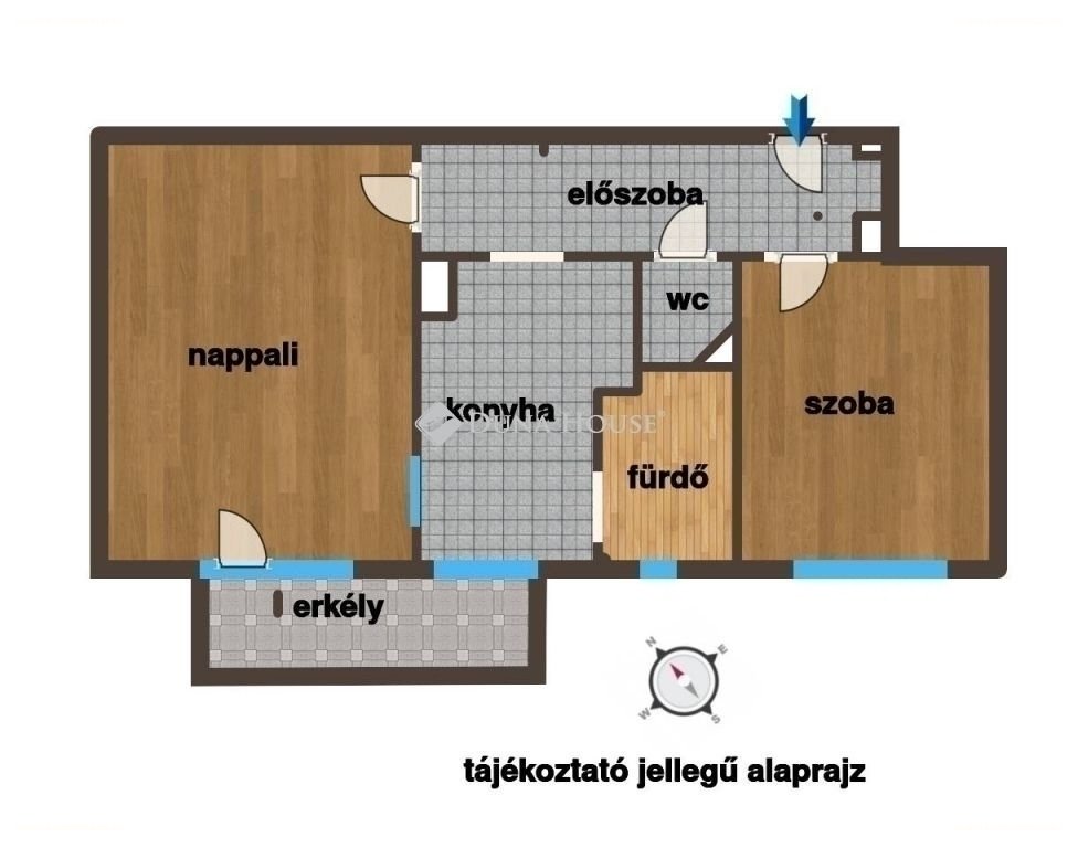 2 bed · 47m² · Lakás · 59.900.000 ft