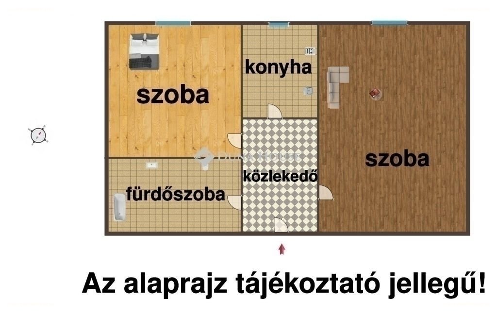 2 bed · 35m² · Lakás · 50.600.000 ft