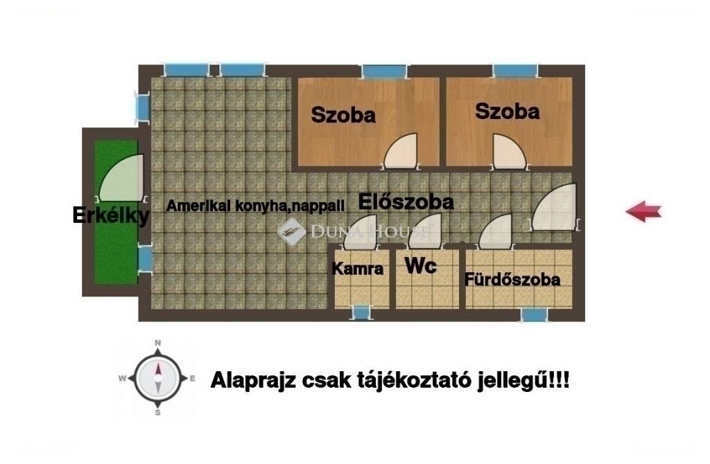 3 bed · 73m² · Lakás · 88.500.000 ft