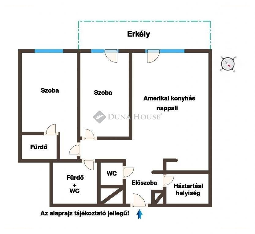 4 bed · 70m² · Lakás · 189.000.000 ft