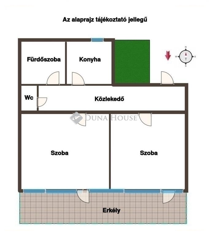 Lakás · 2 hálószoba · 47 m² · 55.900.000 Ft