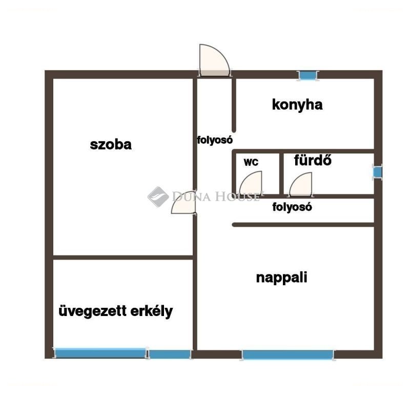 Lakás · 2 hálószoba · 54 m² · 62.500.000 Ft