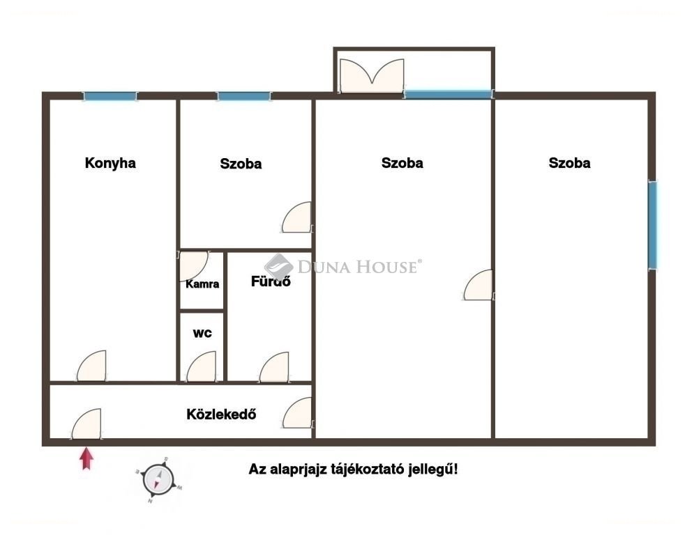 Lakás · 3 hálószoba · 53 m² · 120.000.000 Ft